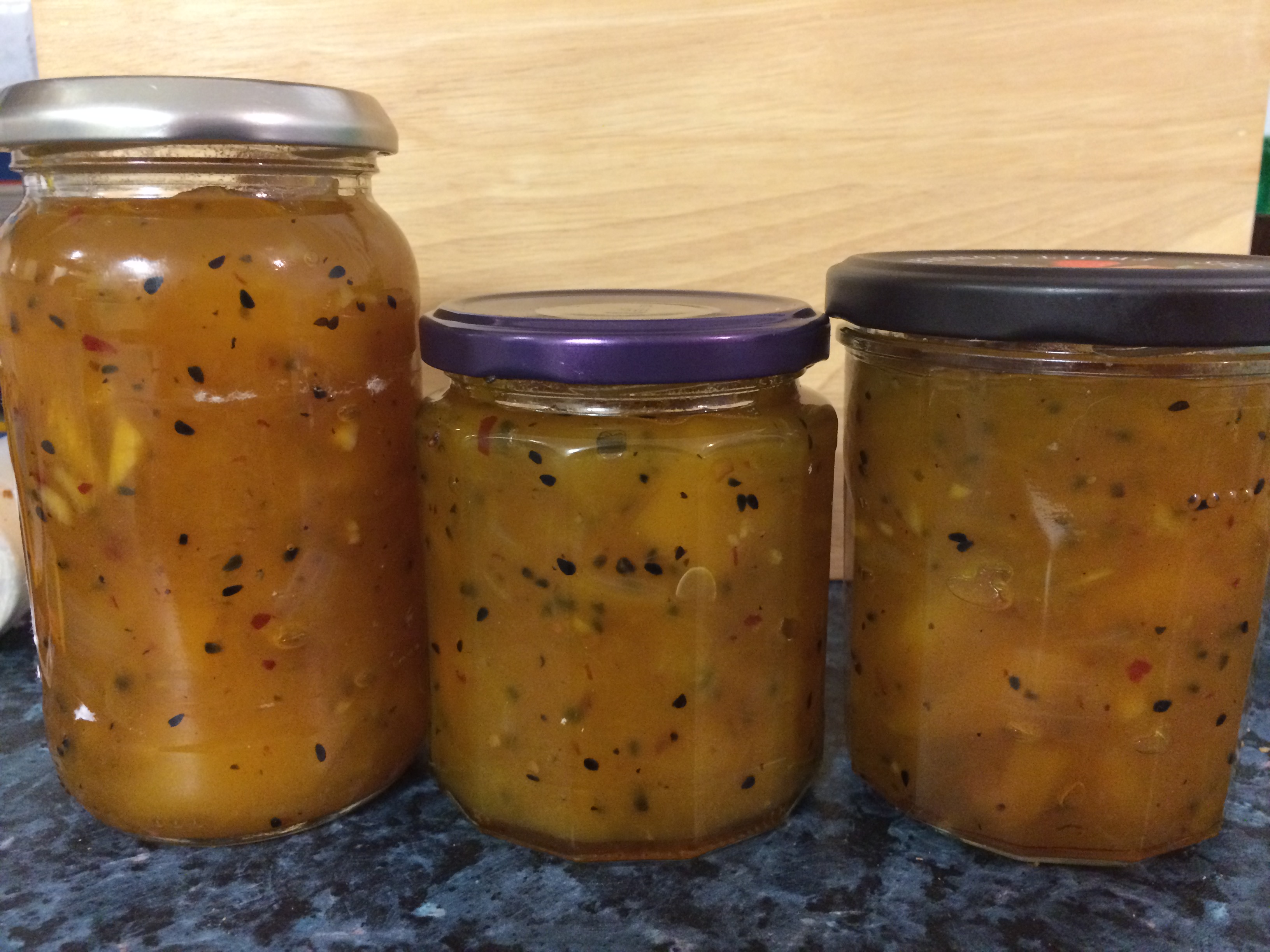 Jars of Pumpkin Chutney